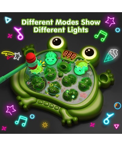 Interactive Whack A Frog Game 5 Modes 45 Levels with 9 Music Spray and Light-up Fun Gift for Age 3 4 5 6 7 8 Years Old Kids B...