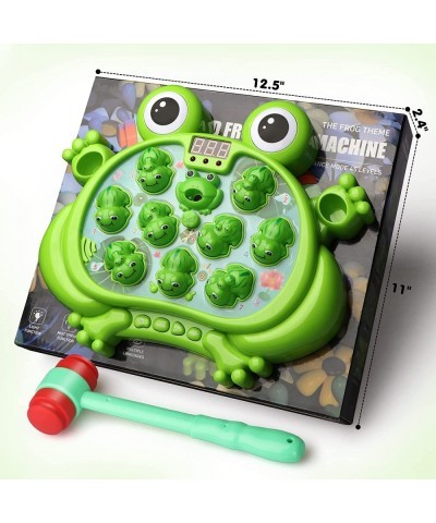 Interactive Whack A Frog Game 5 Modes 45 Levels with 9 Music Spray and Light-up Fun Gift for Age 3 4 5 6 7 8 Years Old Kids B...