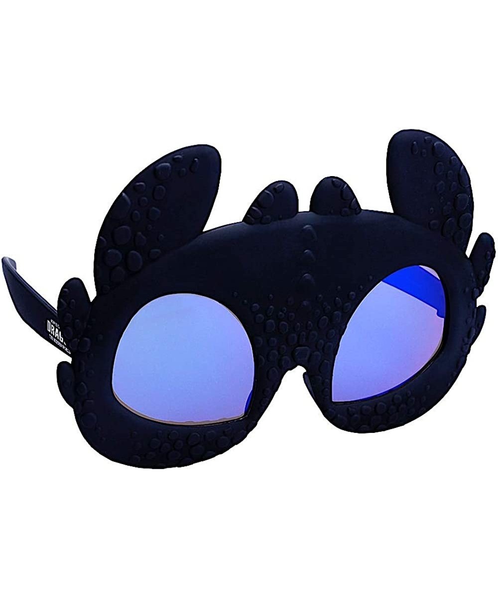 How to Train Your Dragon Toothless Character Shades UV400 Instant Party Black $20.47 Kids' Dress-Up Accessories