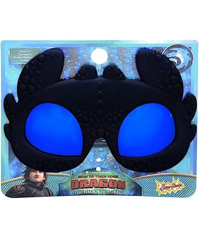 How to Train Your Dragon Toothless Character Shades UV400 Instant Party Black $20.47 Kids' Dress-Up Accessories