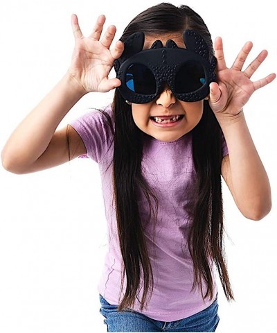 How to Train Your Dragon Toothless Character Shades UV400 Instant Party Black $20.47 Kids' Dress-Up Accessories