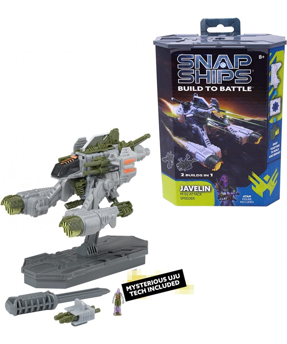 — Forge Javelin M-02 Attack Speeder — Build to Battle — with Moving Pieces and Real Shooting Action — 8+ $26.15 Toy Building ...