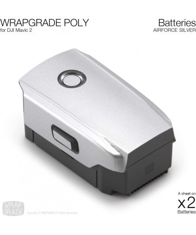 Poly Skin Compatible with DJI Mavic 2 | 2 Batteries (Airforce Silver) $14.26 Remote & App Controlled Vehicles