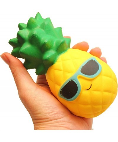 Large Pineapple Squishy Slow Rise Fruit Food Face - Sensory Stress Fidget Toy $19.90 Miniature Novelty Toys