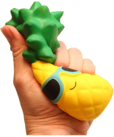 Large Pineapple Squishy Slow Rise Fruit Food Face - Sensory Stress Fidget Toy $19.90 Miniature Novelty Toys