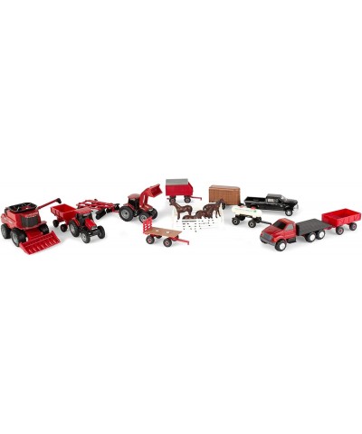 Case IH Farm Toy Value Playset with Tractors Trucks Farm Implements and Horses $64.80 Kids' Play Trucks