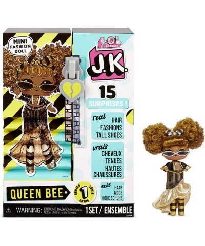 LOL Surprise JK Mini Fashion Doll Queen Bee with 15 Surprises Including Dress Up Doll Outfits Exclusive Doll Accessories - Gi...