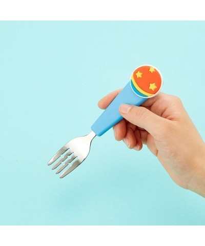 Flexwarez Kids Utensil Set with Flexcharmz Silicone Charms Accessories - Easy to Decorate Spoon and Fork - Fun lunch for Todd...