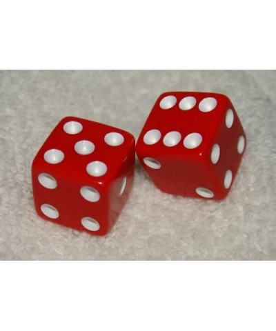 Red Opaque Dice Pair $13.86 Game Accessories