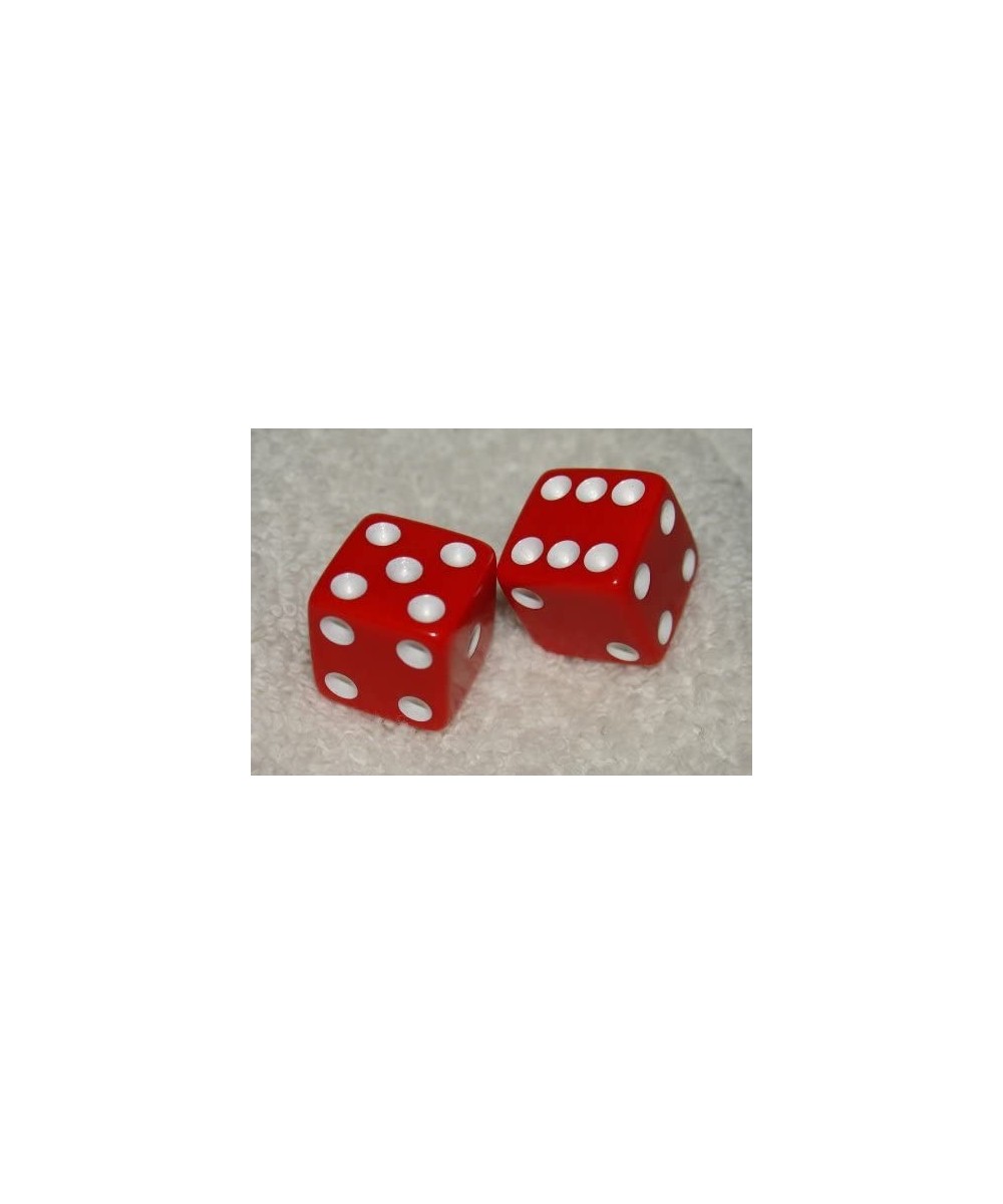 Red Opaque Dice Pair $13.86 Game Accessories