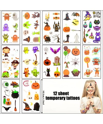 Halloween Party Favors Toys122pcs Halloween Treat Bags Stuffers Toys Halloween Slap Bracelets Keychains mask stampers Tattoos...