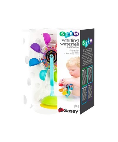 Whirling Waterfall Suction Toy for Bathtime - Stem - Ages 12+ Months Multi $18.98 Bathtub Toys