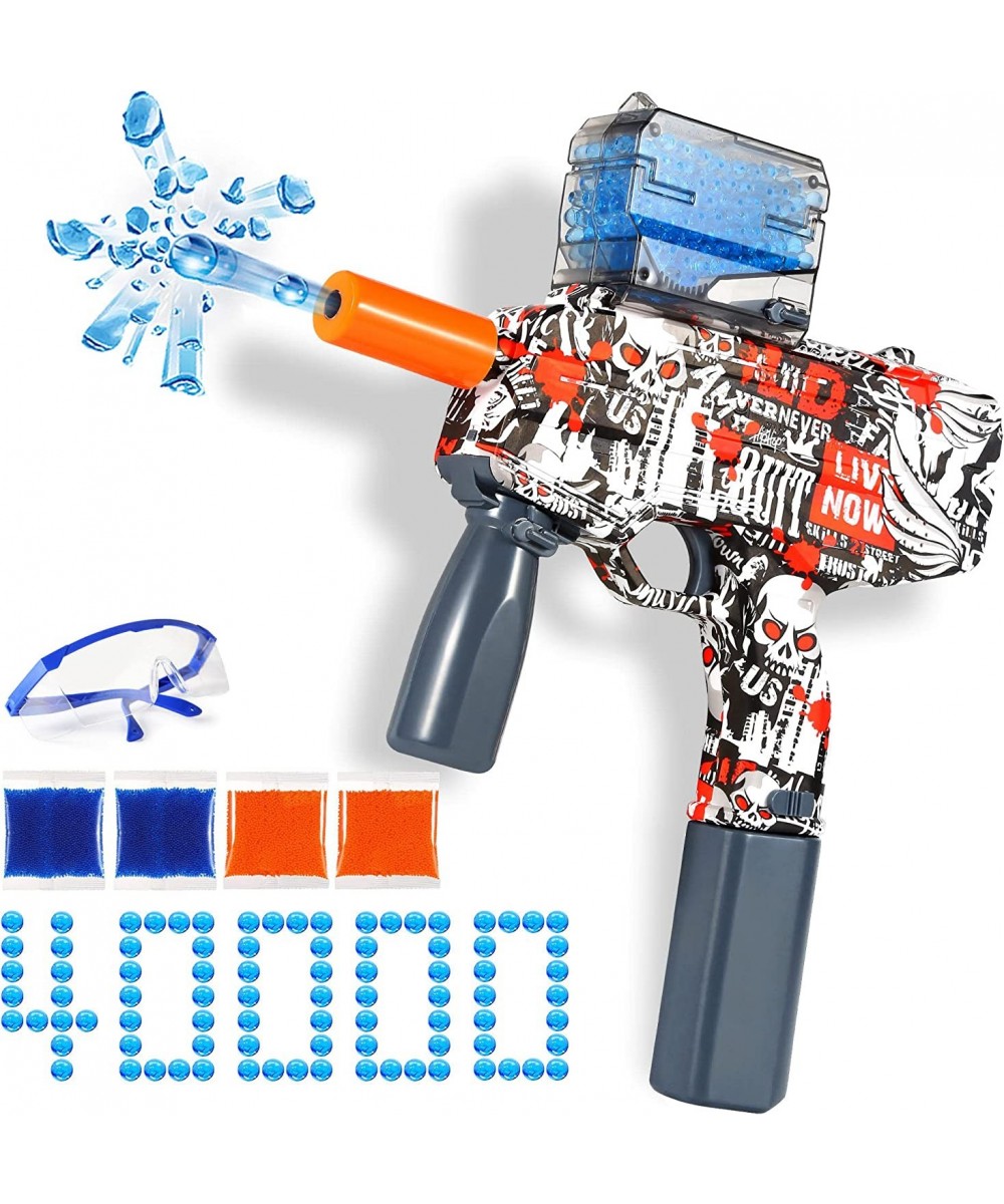 Splatter Ball Gun Rechargeable Electric Automatic Gel Ball Blaster and Blaster Gun with 40 000 Splatter Ball Gun Ammo and Gog...