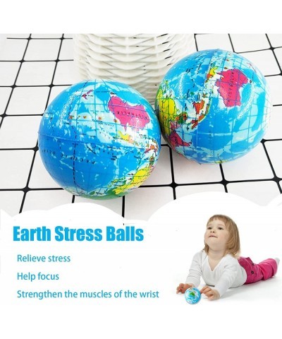 24 PCS Globe Squeeze Balls 2.5 Inch Globe Bouncy Ball Earth Squishy Ball Mini Foam Globe Squeeze Stress Balls $26.13 Kids' Pa...