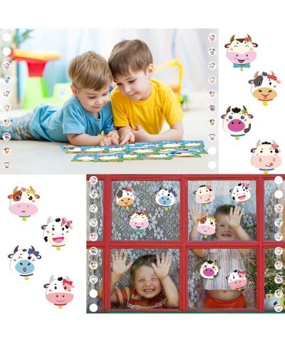 48 Pcs 8 Sheets Make a Face Cow Stickers DIY Cow Stickers Make Your Own Stickers Fun Craft Project for Kids Cow Themed $14.30...