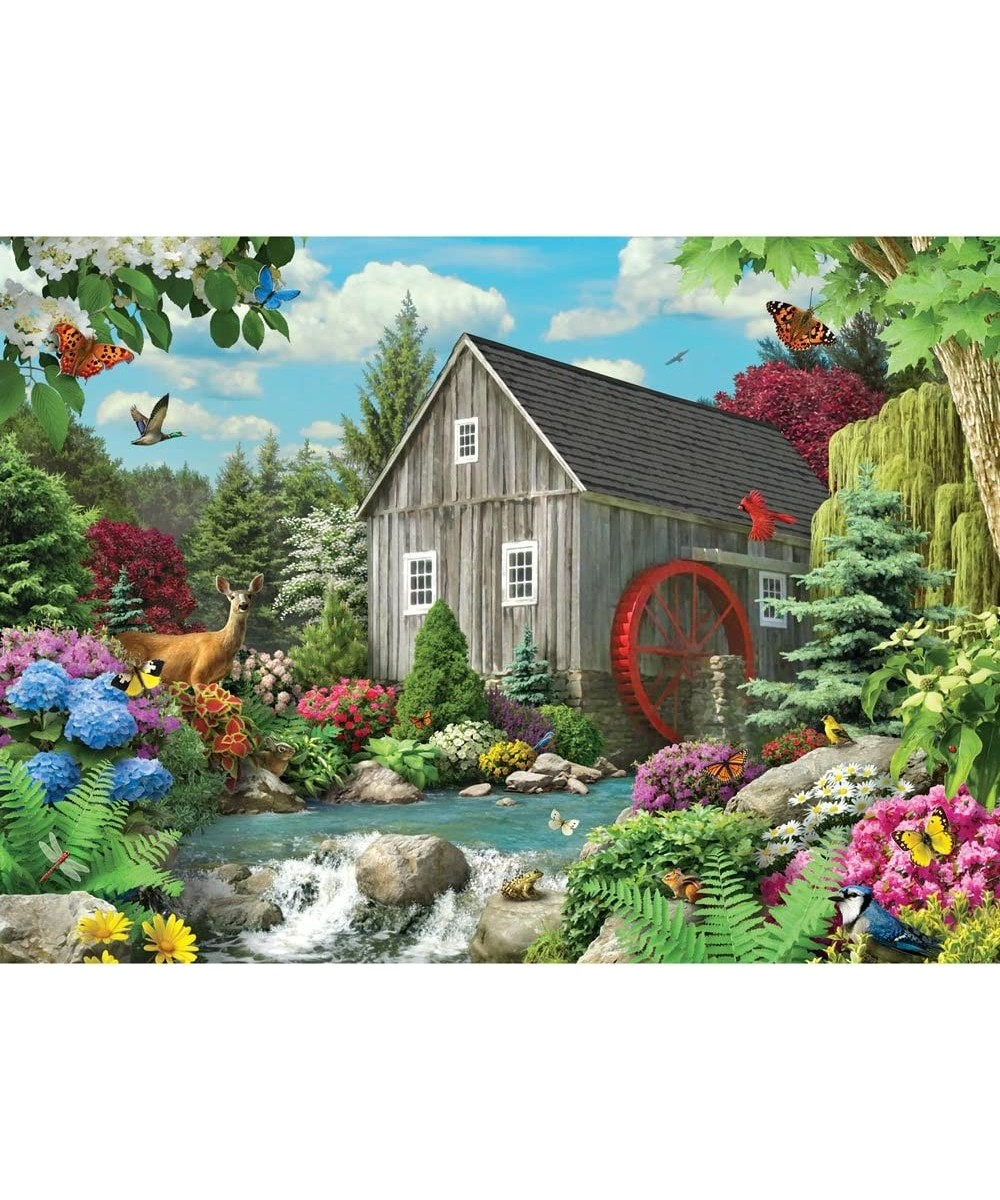 1500 Piece Jigsaw Puzzle - Country Mill - Wildlife Stream Puzzle - by Artist Alan Giana - 1500 pc Jigsaw $34.57 Jigsaw Puzzles