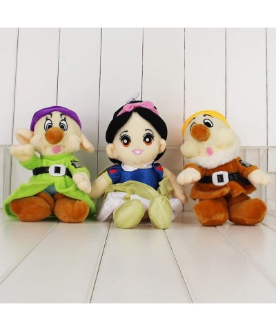 8pcs/Lot Fairy Tale Princess Snow White and The Seven Dwarfs Plush Toy Soft Stuffed Dolls $84.83 Plush Figure Toys