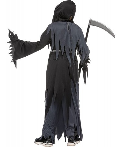 Halloween dress up costume for child boy Dark Knight Reaper costume (Large (10-12 yr)) $44.47 Kids' Costumes