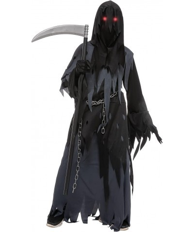 Halloween dress up costume for child boy Dark Knight Reaper costume (Large (10-12 yr)) $44.47 Kids' Costumes