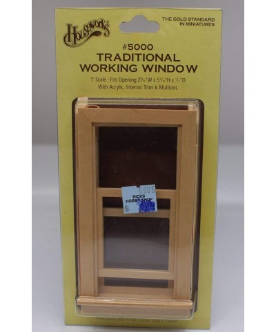 Dollhouse Miniature Traditional Working Window $25.05 Dollhouse Accessories