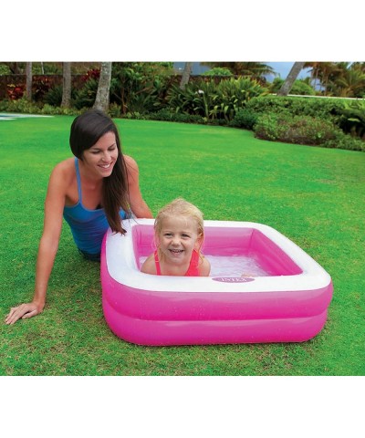 Square Baby Pool - Pink $45.25 Swimming Pool & Outdoor Water Toys