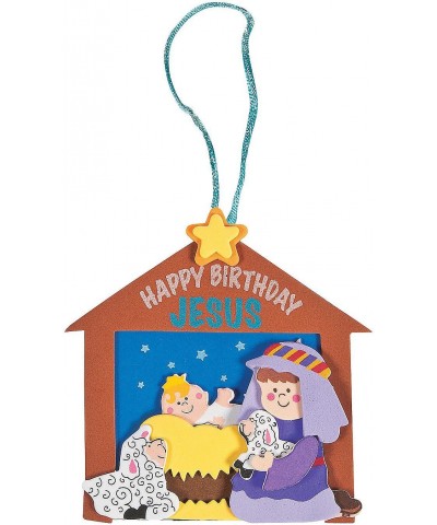 Happy Birthday Jesus Ornament Craft Kit - Crafts for Kids and Fun Home Activities $29.18 Craft Kits