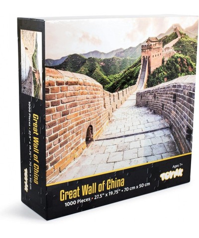 Great Wall of China Seven Wonders of The World Landmark Jigsaw Puzzle for Adults and Kids | 1000 Piece Puzzle | Interactive B...