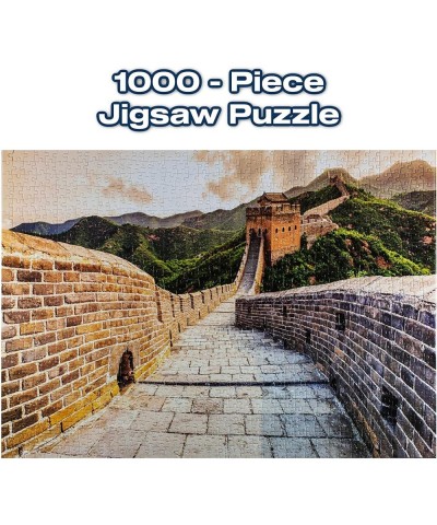 Great Wall of China Seven Wonders of The World Landmark Jigsaw Puzzle for Adults and Kids | 1000 Piece Puzzle | Interactive B...