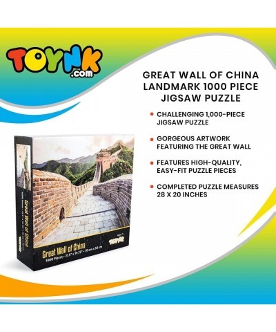 Great Wall of China Seven Wonders of The World Landmark Jigsaw Puzzle for Adults and Kids | 1000 Piece Puzzle | Interactive B...