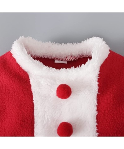 Kids Toddler Baby Girl Santa Costumes Christmas Flannel Dress Snowflake Print Dresses With Hat Cosplay Winter Clothes $17.85 ...