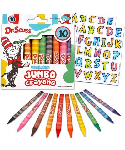 Dr. Crayons Set for Toddlers Kids - Bundle with 10 Jumbo Crayons Plus Dr. Reward Alphabet Stickers (Dr. Party Supplies) $15.7...