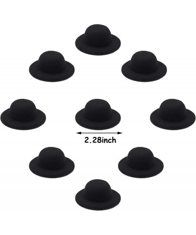 24 Pcs Mini Top Hat Miniature Tiny Formal Hats Felt for Crafts Doll Accessories Christmas Party Ornaments Black 2.3 $17.15 Ki...