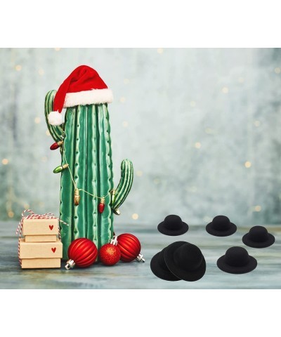 24 Pcs Mini Top Hat Miniature Tiny Formal Hats Felt for Crafts Doll Accessories Christmas Party Ornaments Black 2.3 $17.15 Ki...