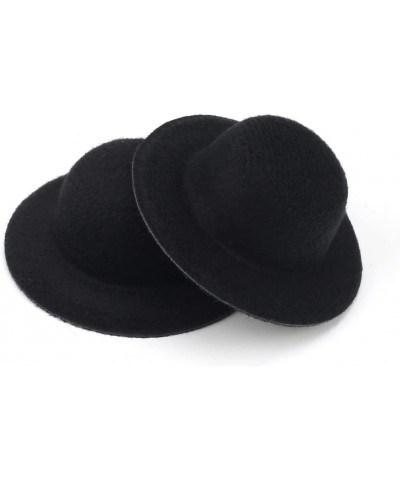 24 Pcs Mini Top Hat Miniature Tiny Formal Hats Felt for Crafts Doll Accessories Christmas Party Ornaments Black 2.3 $17.15 Ki...