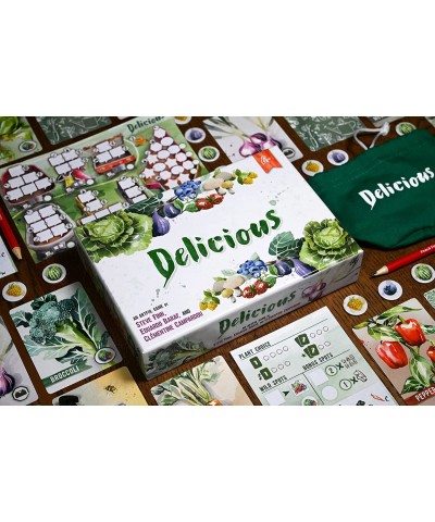 Delicious Card Game - An Artful Flip-and-Write Gardening Game with Fruits and Vegetables Games for 1-100 Players $46.17 Board...