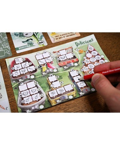 Delicious Card Game - An Artful Flip-and-Write Gardening Game with Fruits and Vegetables Games for 1-100 Players $46.17 Board...