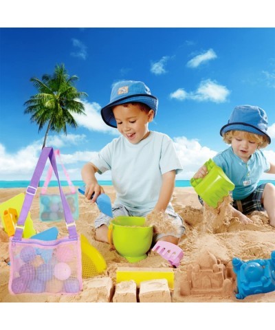 Beach Toy Mesh Bag Kids Shell Collecting Bag Beach Sand Toy Totes for Holding Shells Beach Toys Sand Toys Swimming Accessorie...