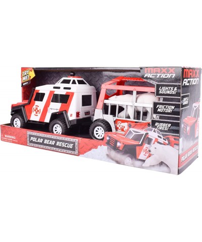 Maxx Action Lights & Sounds Snow Vehicle with Trailer - Polar Bear Transport (320674) $47.20 Kids' Play Cars & Race Cars