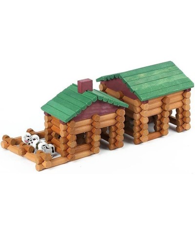 170 Pieces Wood Logs Set Ages 3+ Classic Building Log Toys for Boy Creative Construction Engineering Educational Gifts $69.42...