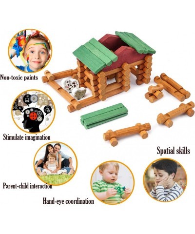 170 Pieces Wood Logs Set Ages 3+ Classic Building Log Toys for Boy Creative Construction Engineering Educational Gifts $69.42...