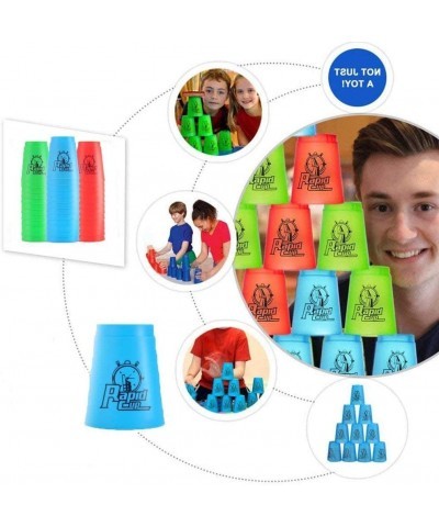 Quick Stacks Cups 12 Pack of Sports Stacking Cups Speed Training Game Challenge Competition Party Toy $25.04 Stacking Games