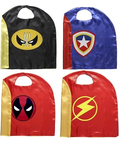 Kids Superhero Capes and Masks Super Hero Dress Up Costumes Roleplay Cosplay Outfit 4 Sets $27.62 Kids' Costumes