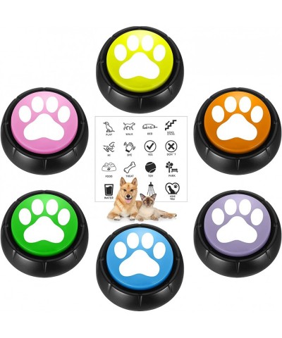 Pcs Dog Talking Button Set Stickers Communication Buttons 20 Seconds Recordable Answer Buzzer Voice Sound Recording Talking B...