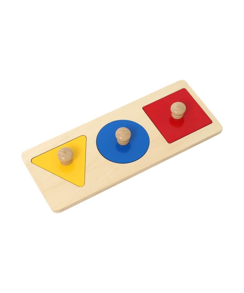 Montessori Puzzles for 1 Year Old Wooden Geometric Shape Puzzle Early Sensorial Development Toy Preschool Supplies First Puzz...