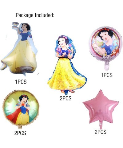 9PCS Snow White Balloons for Kids Birthday Baby Shower Princess Party Decorations $22.85 Kids' Party Decorations