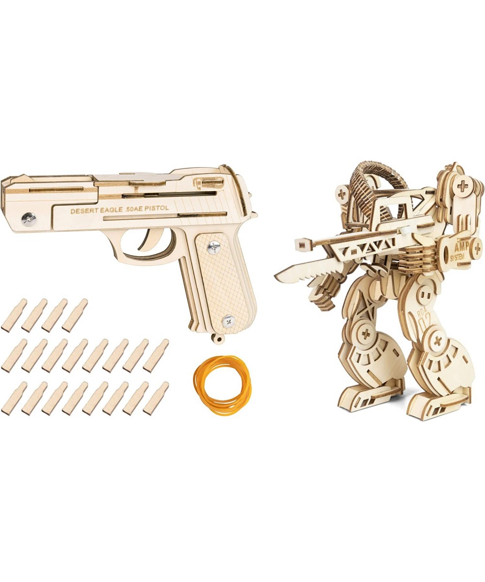 IMI Desert Eagle Semi-Auto Pistol Puzzles and 3D Wooden Robot Puzzles $54.60 3-D Puzzles