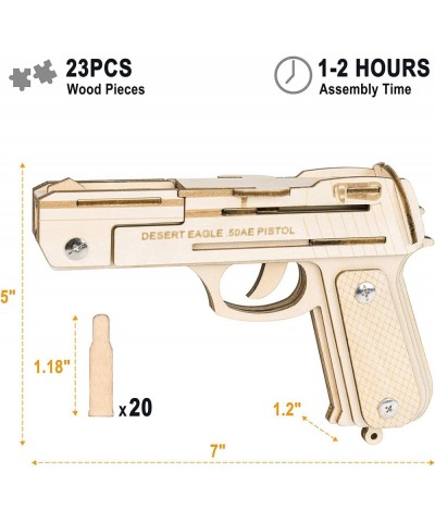 IMI Desert Eagle Semi-Auto Pistol Puzzles and 3D Wooden Robot Puzzles $54.60 3-D Puzzles