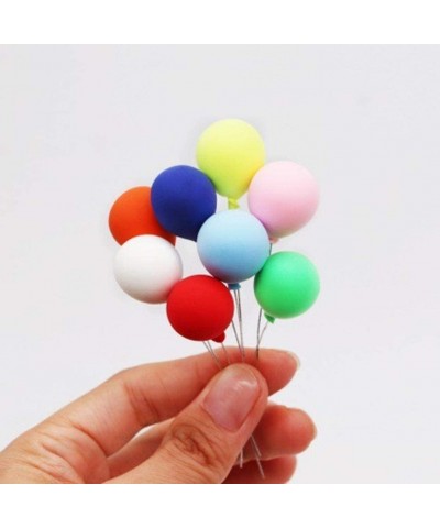 8pcs 1:12 Doll House Garden Decorative Resin Balloon Garden Bonsai Dollhouse Decorations Miniature Landscape Ornaments $16.98...