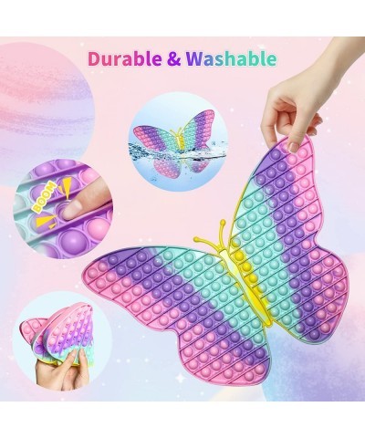 Jumbo Butterfly Pop for Girls It is 15.75 Inch 162 Bubbles Extra Large Pop Popping Fidget Toys Giant Butterfly Toy Huge Big J...