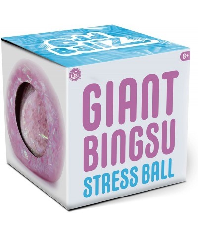 Giant Ice Stress Ball - Super Size Stress Fidget Toy Filled with Bingsu Beads - Shiny Crystal Beads Look Just Like Shaved Ice...